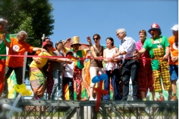 Taglio del nastro -  1° Festa Ops Clown 24.05.14