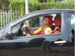 In partenza per il servizio!